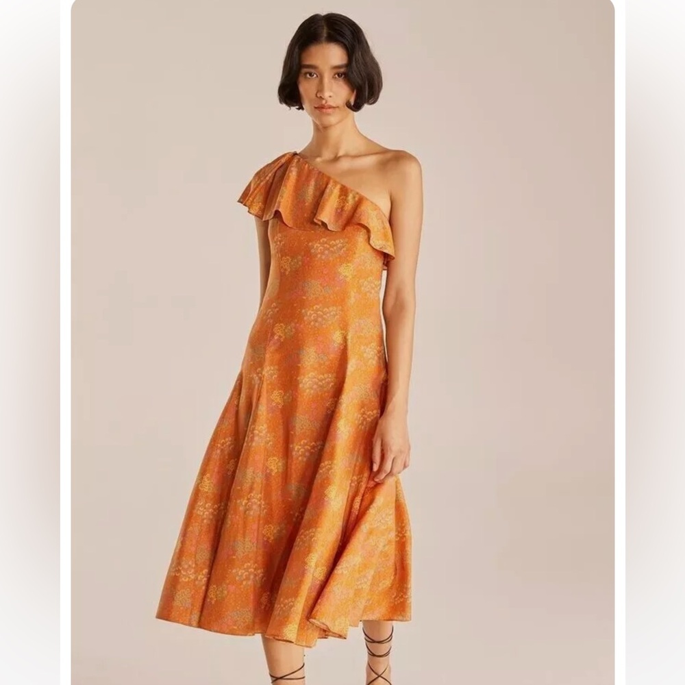 100% Silk Rebecca Taylor Isabelle Dress Sz 8 EUC Retail $495